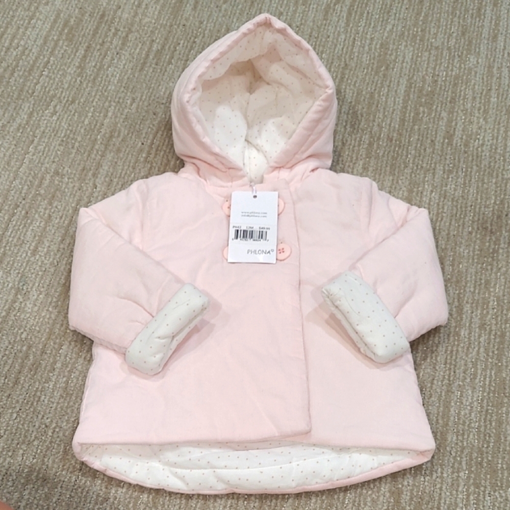 Pink Hooded Baby Jacket